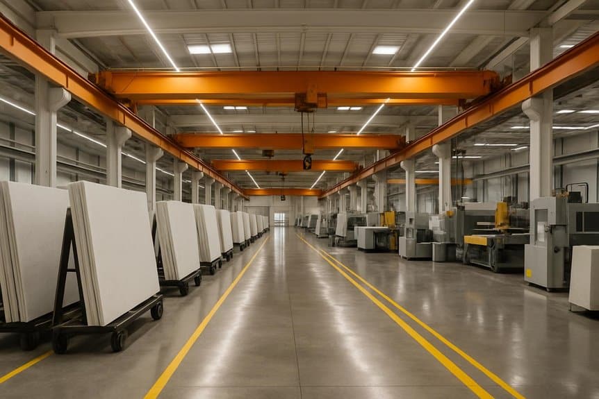 Quartz Slab Factory Layout Design