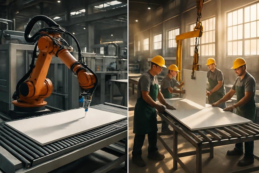Automatic vs Semi-Automatic Quartz Stone Production Lines